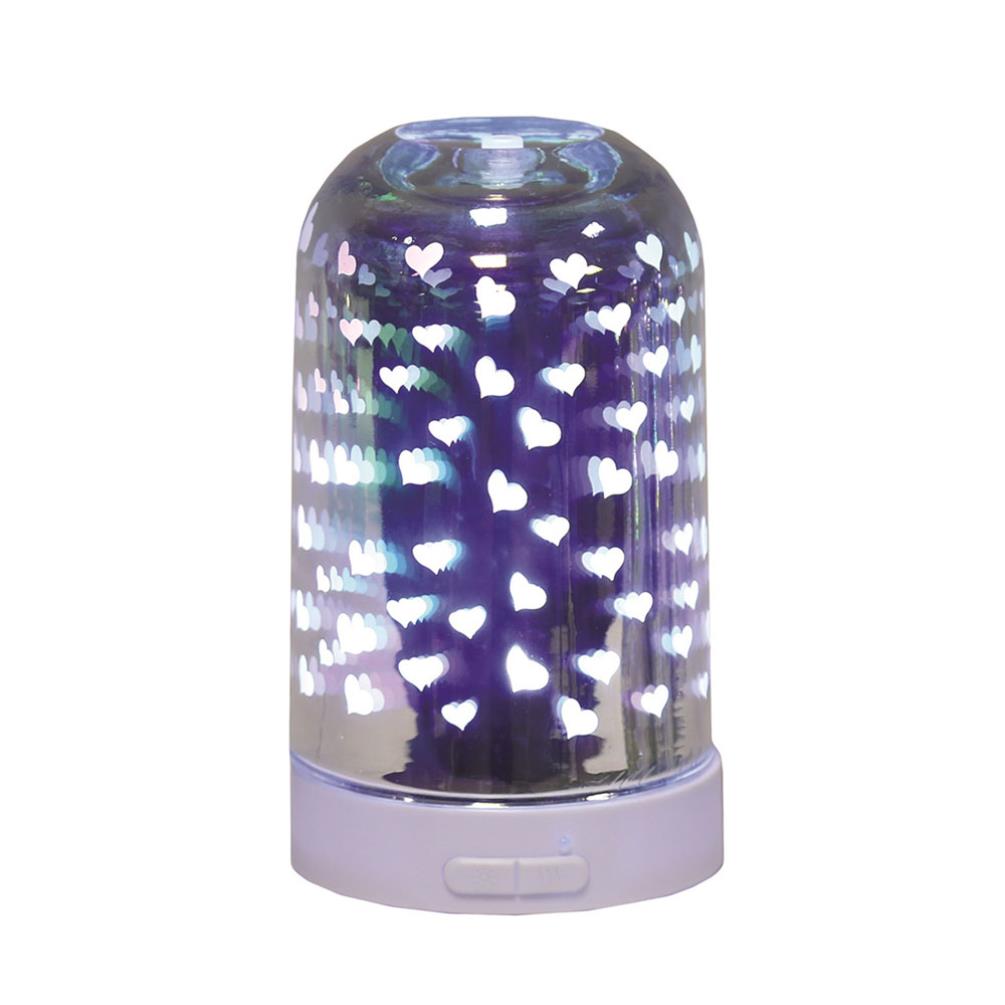 Aroma Hearts 3D Ultrasonic Electric Essential Oil Diffuser £15.59